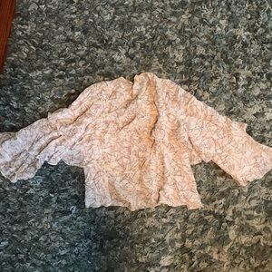 Bobby pin ruffle top